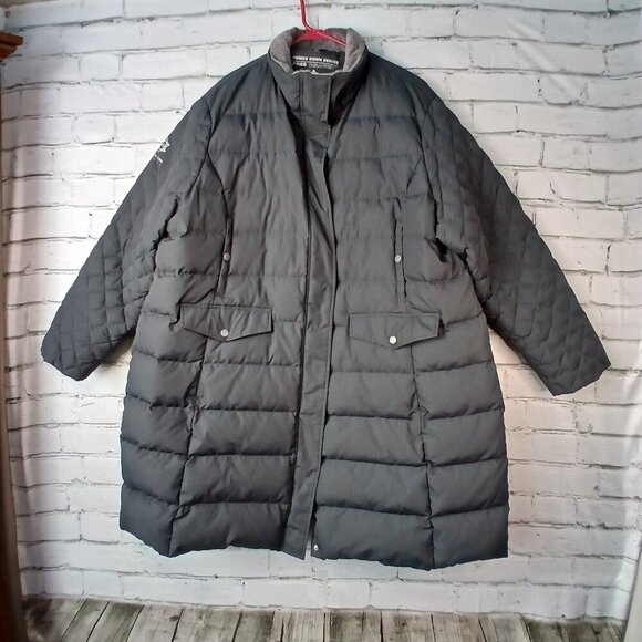 AE POWER DOWN SERIES FREE COUNTRY PUFFER COAT, SIZE 3XL MENS DARK GRAY, NWOT - Picture 1 of 12